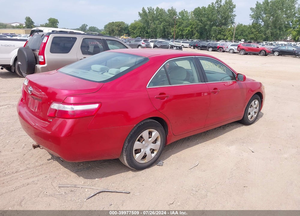 2008 TOYOTA CAMRY LE VIN: 4T4BE46K08R039865