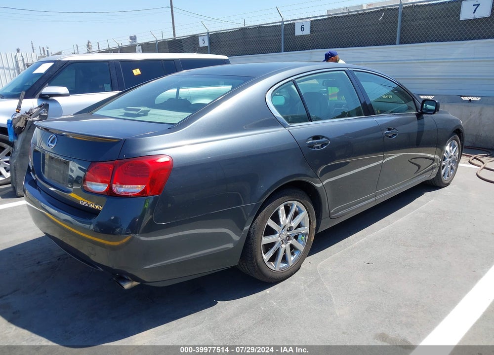 2006 LEXUS GS 300 VIN: JTHBH96S265012210