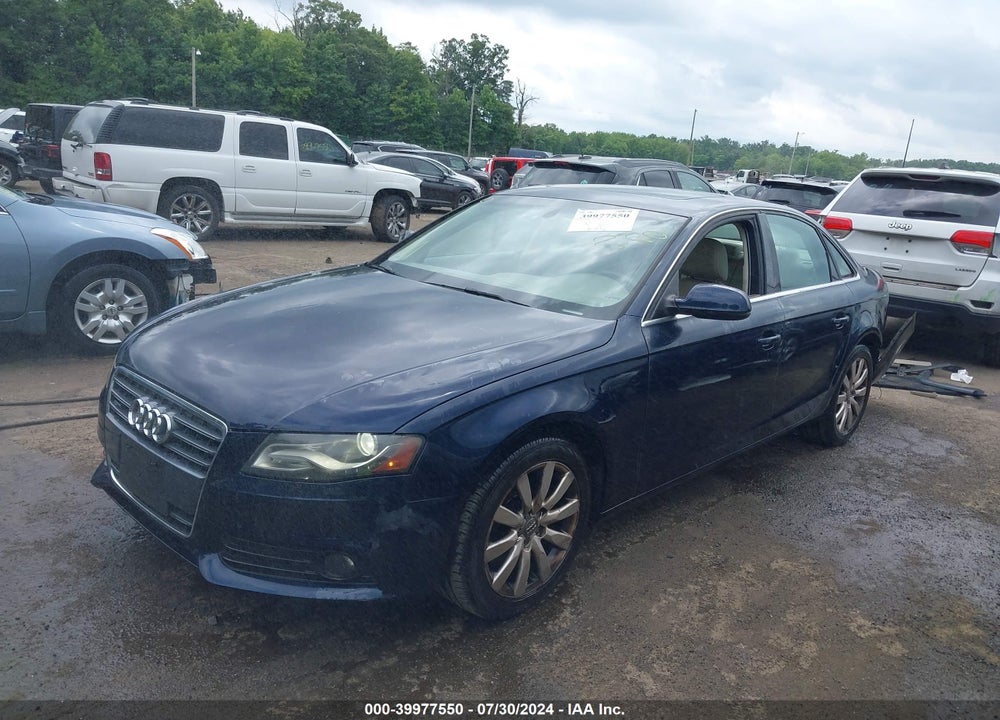 2010 AUDI A4 2.0T PREMIUM VIN: WAUFFAFL2AN059410