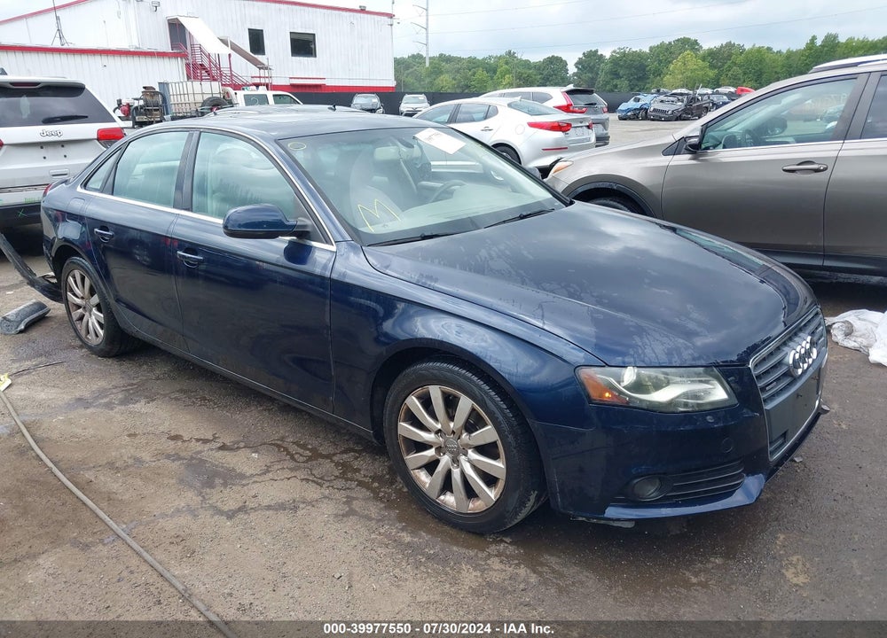 2010 AUDI A4 2.0T PREMIUM VIN: WAUFFAFL2AN059410