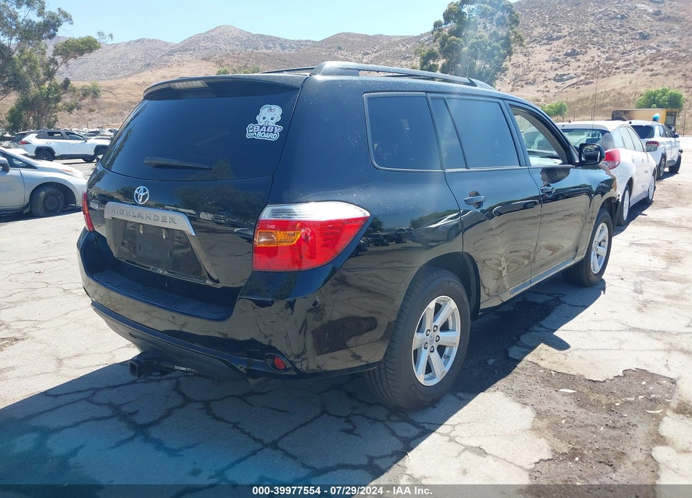 2009 TOYOTA HIGHLANDER VIN: JTEDA41A192004911