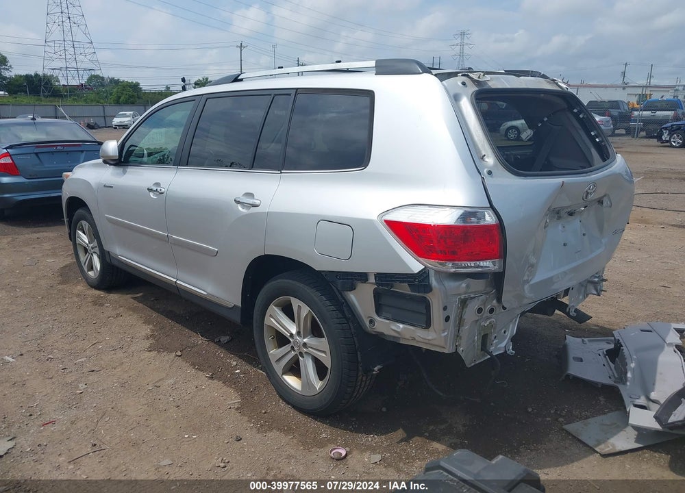 2013 TOYOTA HIGHLANDER LIMITED V6 VIN: 5TDDK3EH5DS253149
