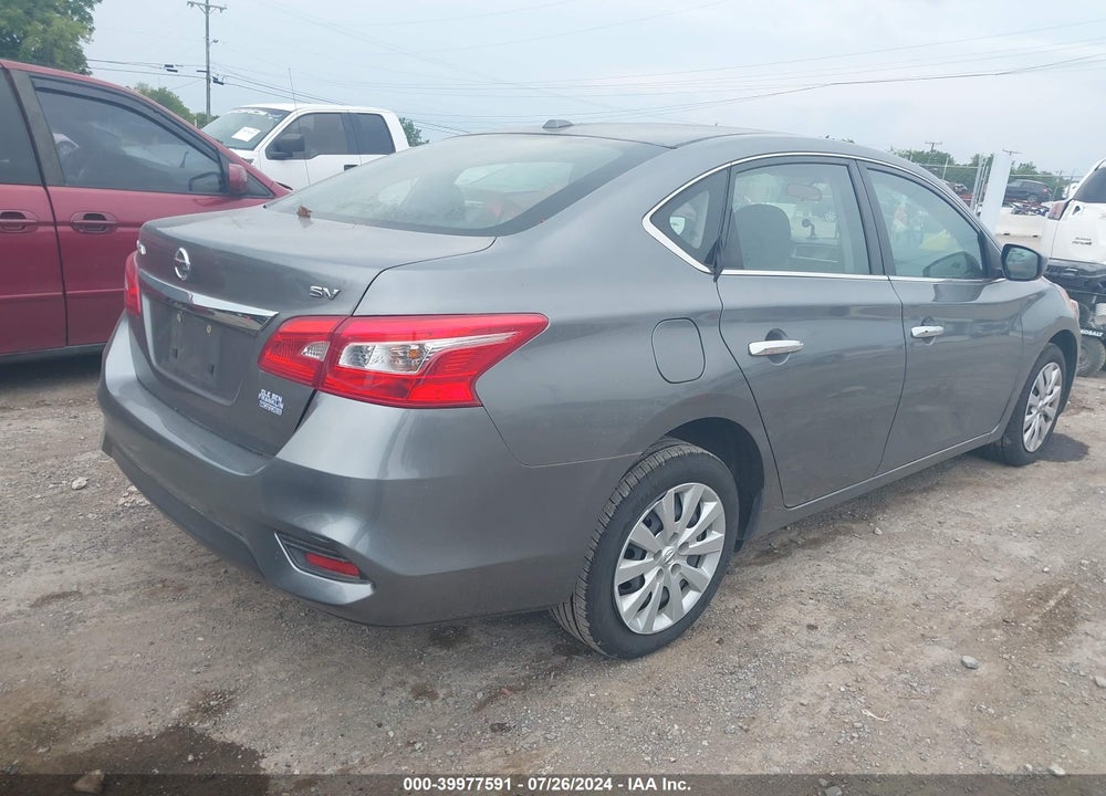 2017 NISSAN SENTRA SV VIN: 3N1AB7AP4HY308909