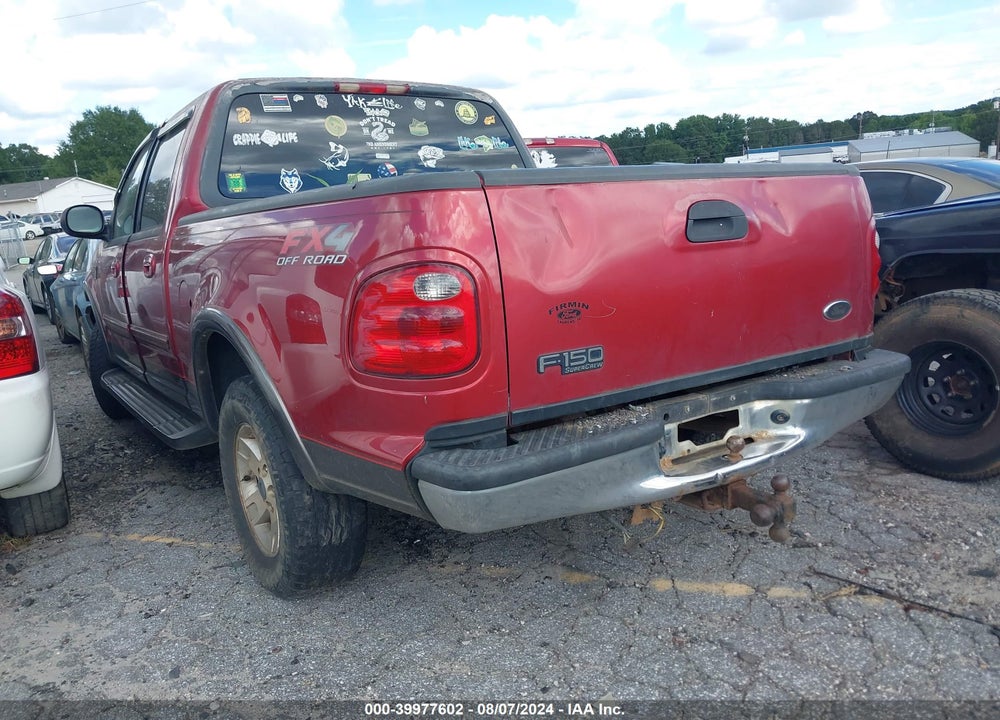 2002 FORD F-150 KING RANCH/LARIAT/XLT VIN: 1FTRW08632KA56228