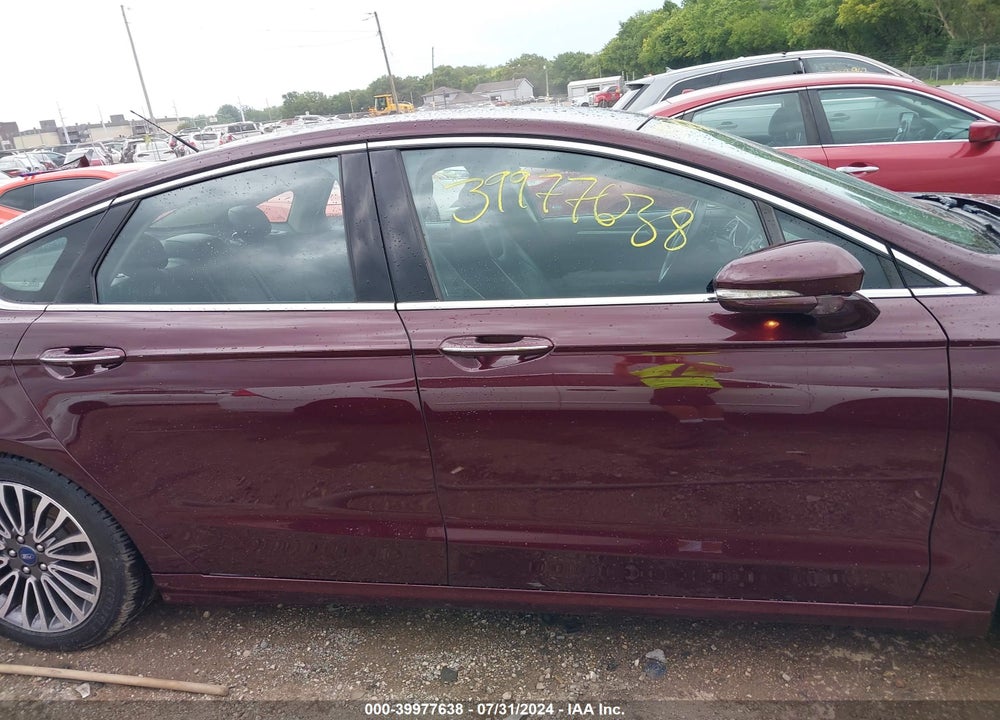 2017 FORD FUSION VIN: 3FA6P0K97HR156555