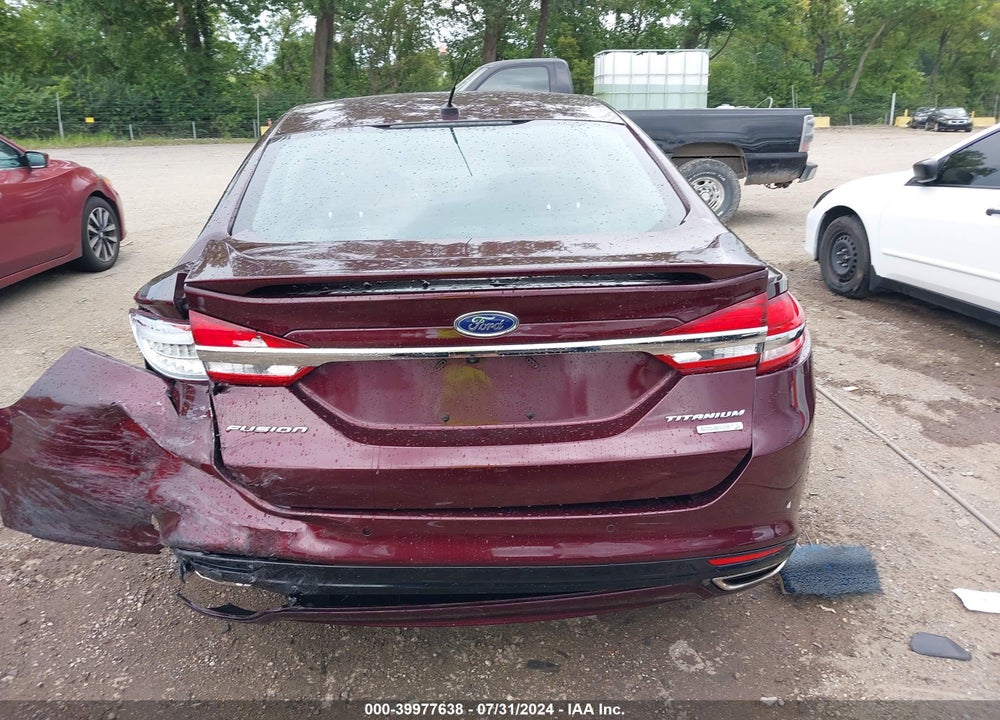 2017 FORD FUSION VIN: 3FA6P0K97HR156555