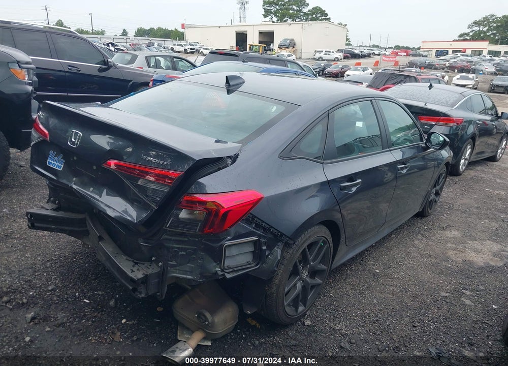 2022 HONDA CIVIC VIN: 2HGFE2F52NH563212