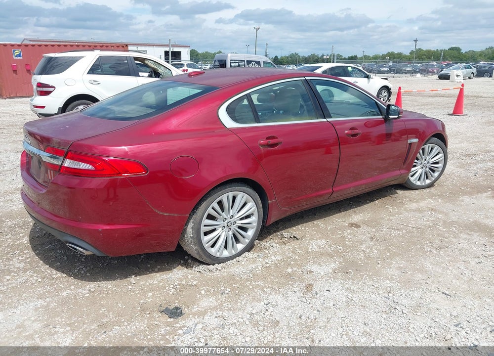 2012 JAGUAR XF PORTFOLIO VIN: SAJWA0HB5CLS52053