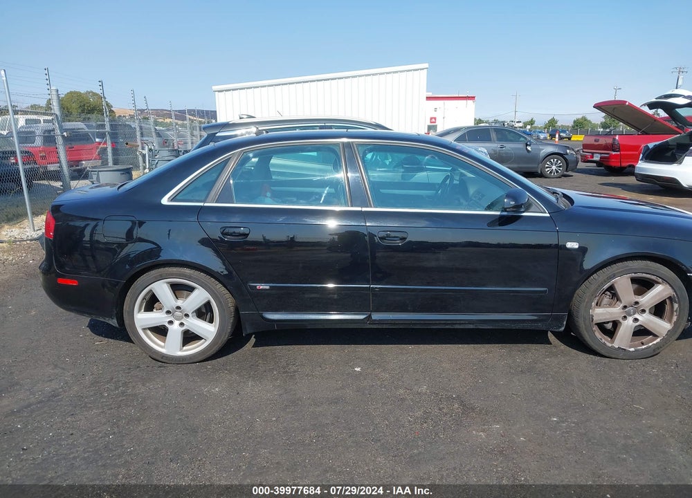 2007 AUDI A4 2.0T VIN: WAUEF78E37A112564