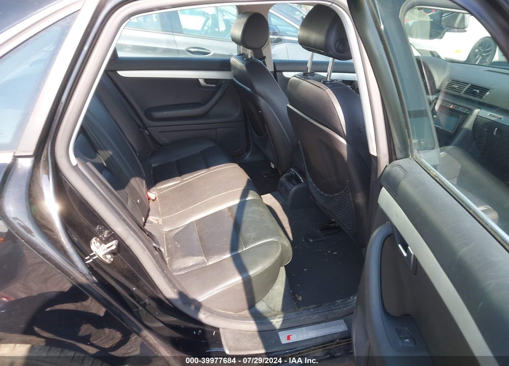 2007 AUDI A4 2.0T VIN: WAUEF78E37A112564