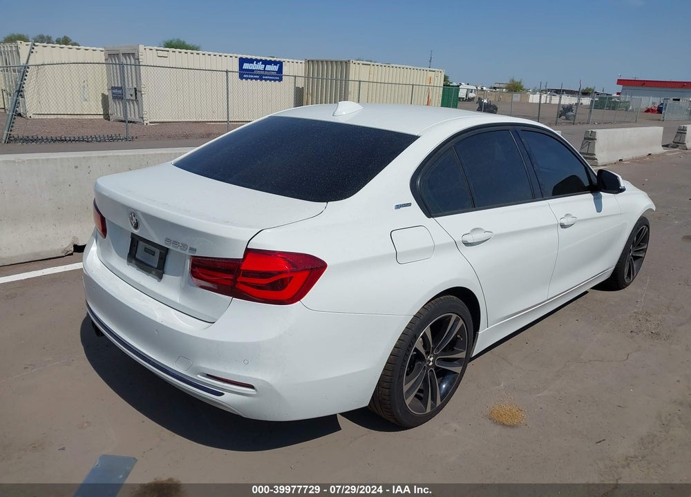 2018 BMW 330E IPERFORMANCE VIN: WBA8E1C58JA165692