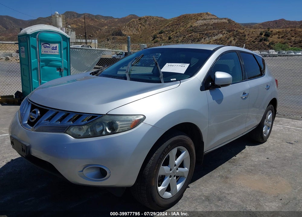 2010 NISSAN MURANO S VIN: JN8AZ1MU8AW005205