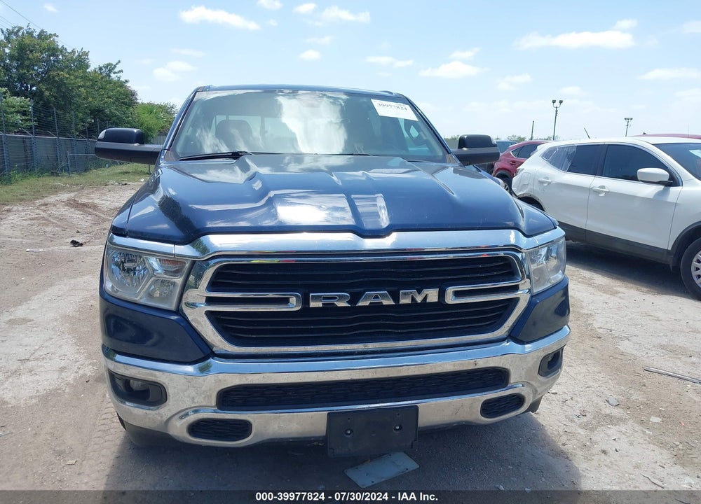 2019 RAM 1500 BIG HORN/LONE STAR 4X2 5'7 BOX VIN: 1C6RREFT6KN826070