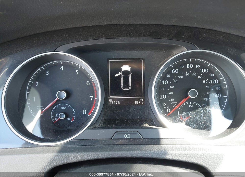 2019 VOLKSWAGEN GOLF SPORTWAGEN 1.8T S VIN: 3VW117AU7KM510967
