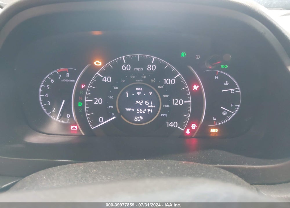 2013 HONDA CR-V EX VIN: 2HKRM4H53DH605335