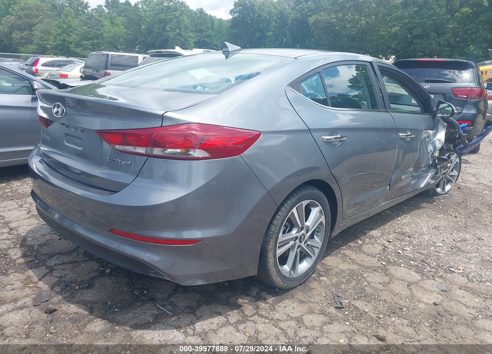 2017 HYUNDAI ELANTRA LIMITED VIN: KMHD84LF1HU282490