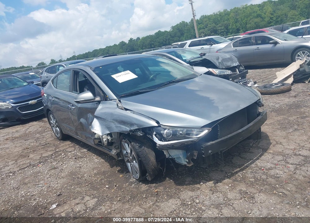 2017 HYUNDAI ELANTRA LIMITED VIN: KMHD84LF1HU282490