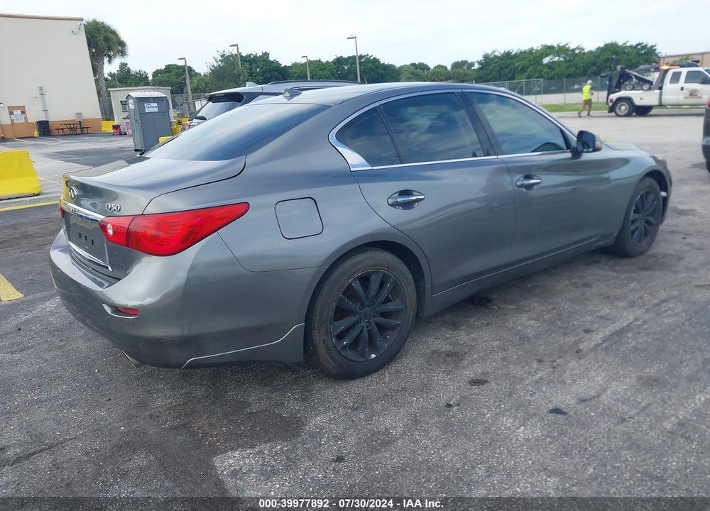 2015 INFINITI Q50 PREMIUM VIN: JN1BV7AR9FM406038