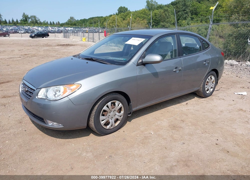 2009 HYUNDAI ELANTRA GLS VIN: KMHDU46D99U786681