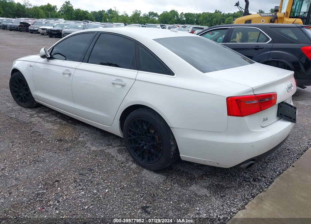 2014 AUDI A6 3.0T PREMIUM PLUS VIN: WAUFGAFC4EN154117