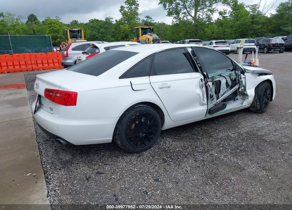 2014 AUDI A6 3.0T PREMIUM PLUS VIN: WAUFGAFC4EN154117