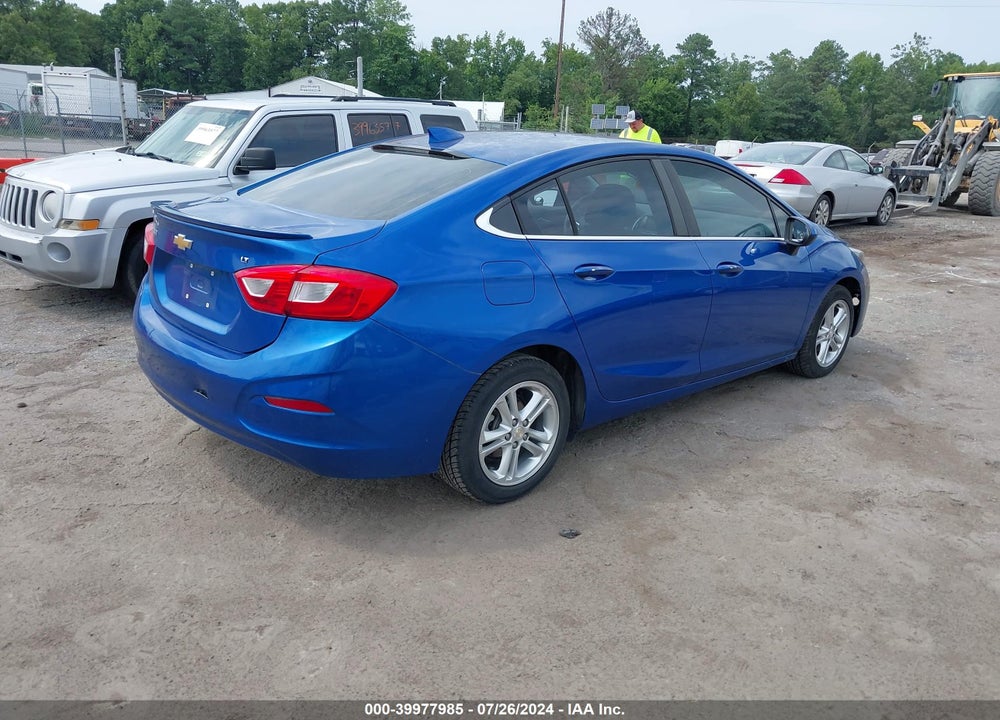 2016 CHEVROLET CRUZE LT AUTO VIN: 1G1BE5SM5G7311442