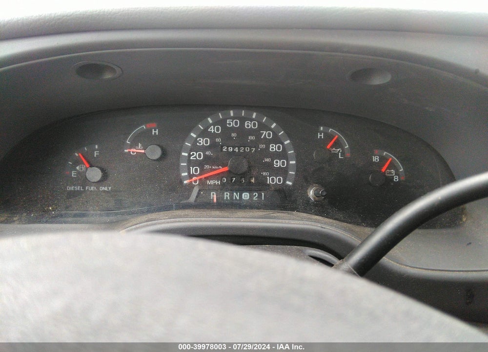 2003 FORD E-350 SUPER DUTY VIN: 1FTSE34FX3HA19431
