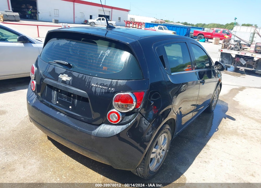 2014 CHEVROLET SONIC LT AUTO VIN: 1G1JC6SH2E4114687