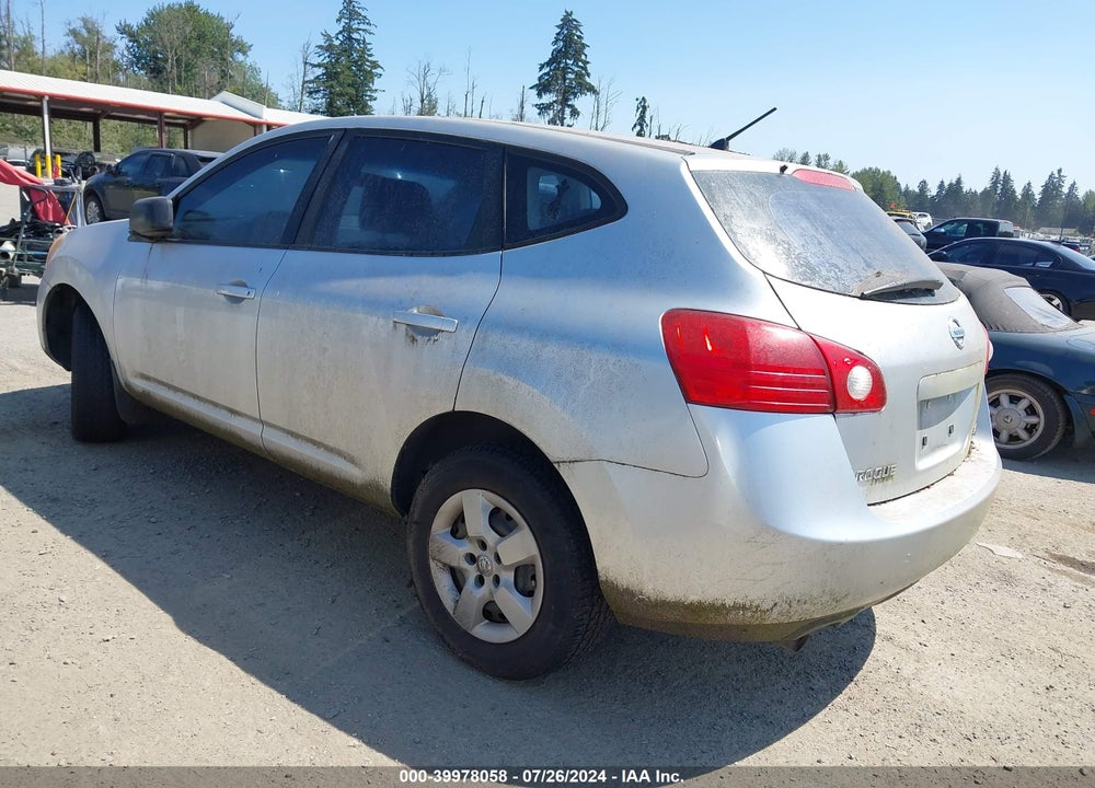 2008 NISSAN ROGUE S VIN: JN8AS58V68W134147