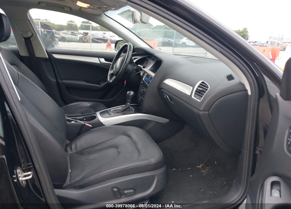 2012 AUDI A4 2.0T PREMIUM VIN: WAUBFAFL3CA117565