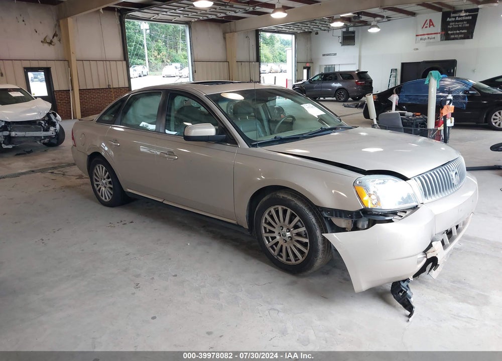 2007 MERCURY MONTEGO PREMIER VIN: 1MEHM42187G602326