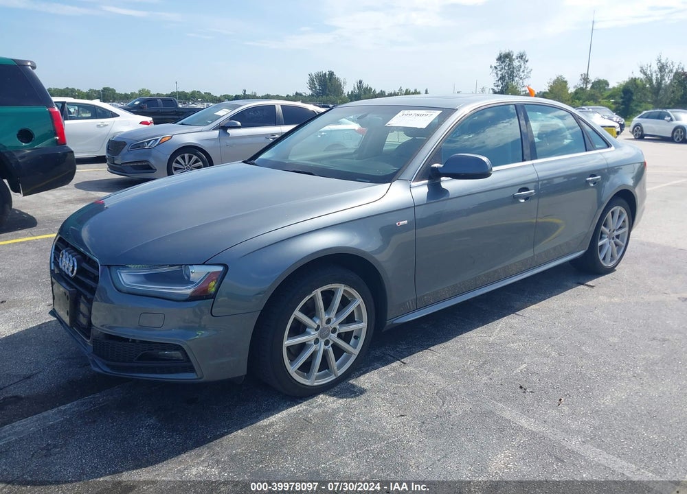 2014 AUDI A4 2.0T PREMIUM VIN: WAUFFAFL0EN036830