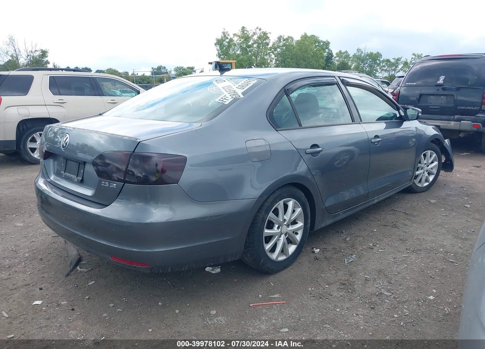 2012 VOLKSWAGEN JETTA 2.5L SE VIN: 3VWDP7AJ2CM007771