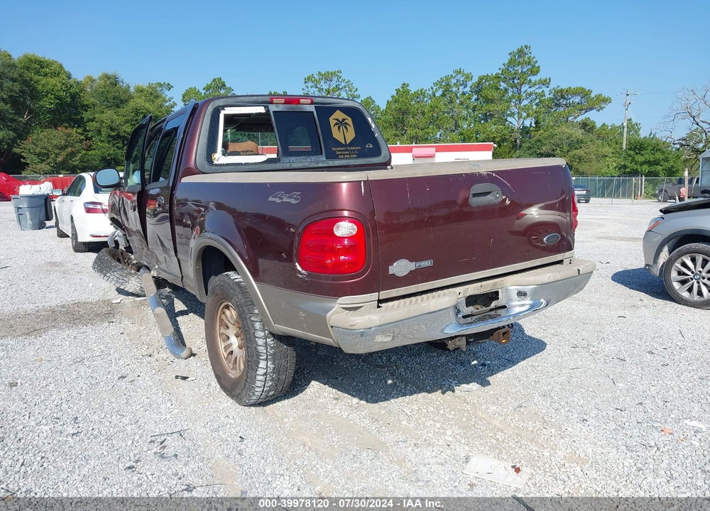 2003 FORD F-150 LARIAT/XLT VIN: 1FTRW08L83KD09955