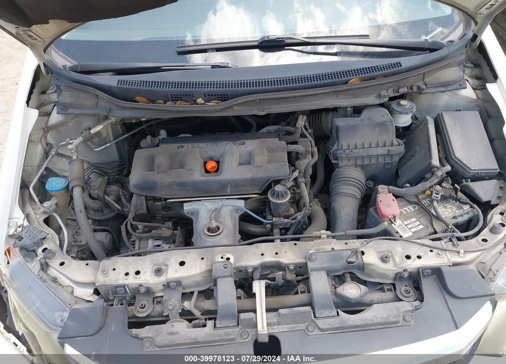2012 HONDA CIVIC LX VIN: 2HGFB2F51CH612387
