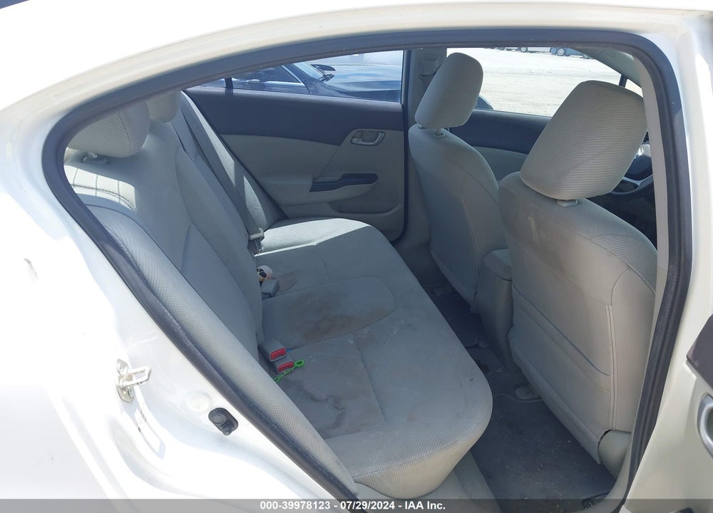 2012 HONDA CIVIC LX VIN: 2HGFB2F51CH612387
