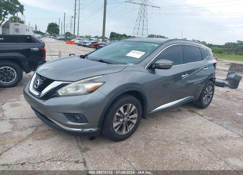 2015 NISSAN MURANO SV VIN: 5N1AZ2MG9FN221021