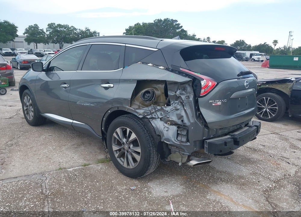 2015 NISSAN MURANO SV VIN: 5N1AZ2MG9FN221021