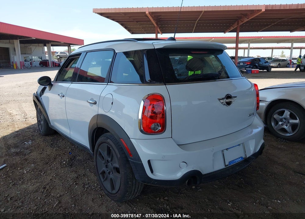 2012 MINI COOPER S COUNTRYMAN VIN: WMWZC3C57CWL82209