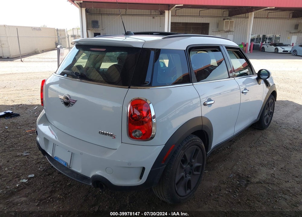 2012 MINI COOPER S COUNTRYMAN VIN: WMWZC3C57CWL82209
