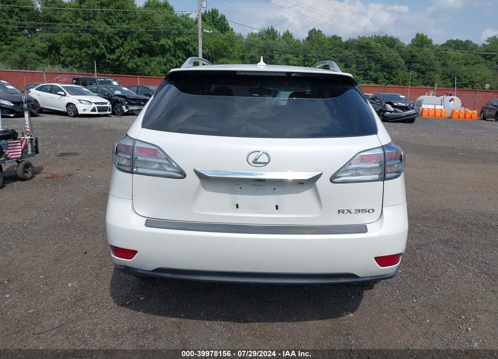 2011 LEXUS RX 350 VIN: 2T2BK1BA7BC099984