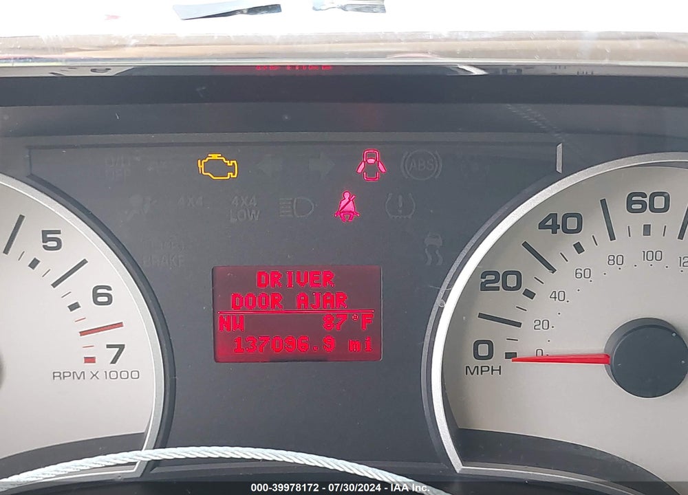 2010 FORD EXPLORER EDDIE BAUER VIN: 1FMEU6EE7AUA25307
