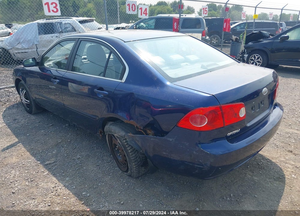 2007 KIA OPTIMA LX VIN: KNAGE123175156121