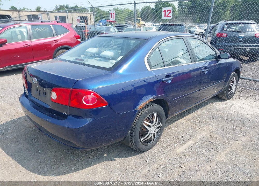 2007 KIA OPTIMA LX VIN: KNAGE123175156121