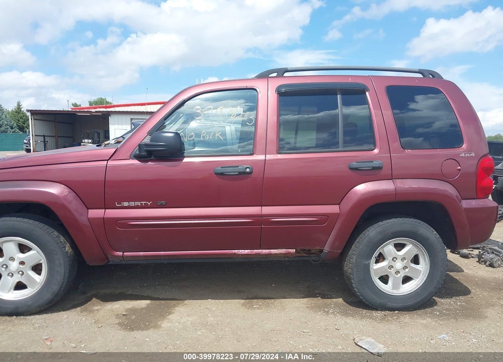 2002 JEEP LIBERTY LIMITED EDITION VIN: 1J4GL58K22W118117