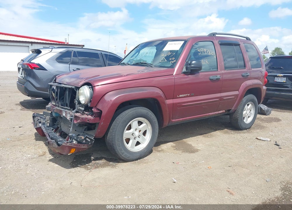2002 JEEP LIBERTY LIMITED EDITION VIN: 1J4GL58K22W118117