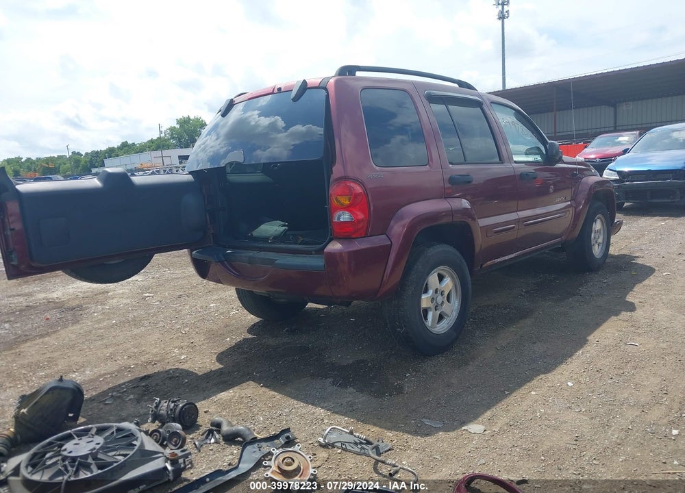 2002 JEEP LIBERTY LIMITED EDITION VIN: 1J4GL58K22W118117