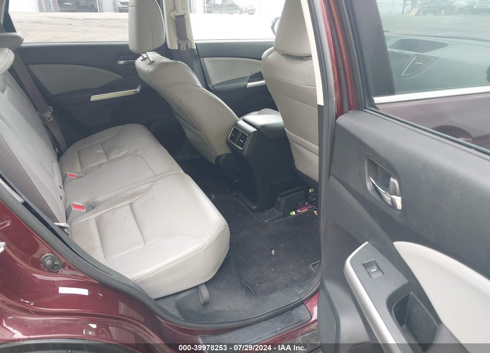 2015 HONDA CR-V TOURING VIN: 5J6RM4H90FL066037