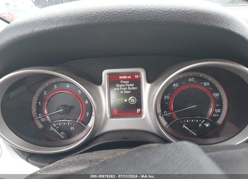 2015 DODGE JOURNEY SXT VIN: 3C4PDDBG5FT540525