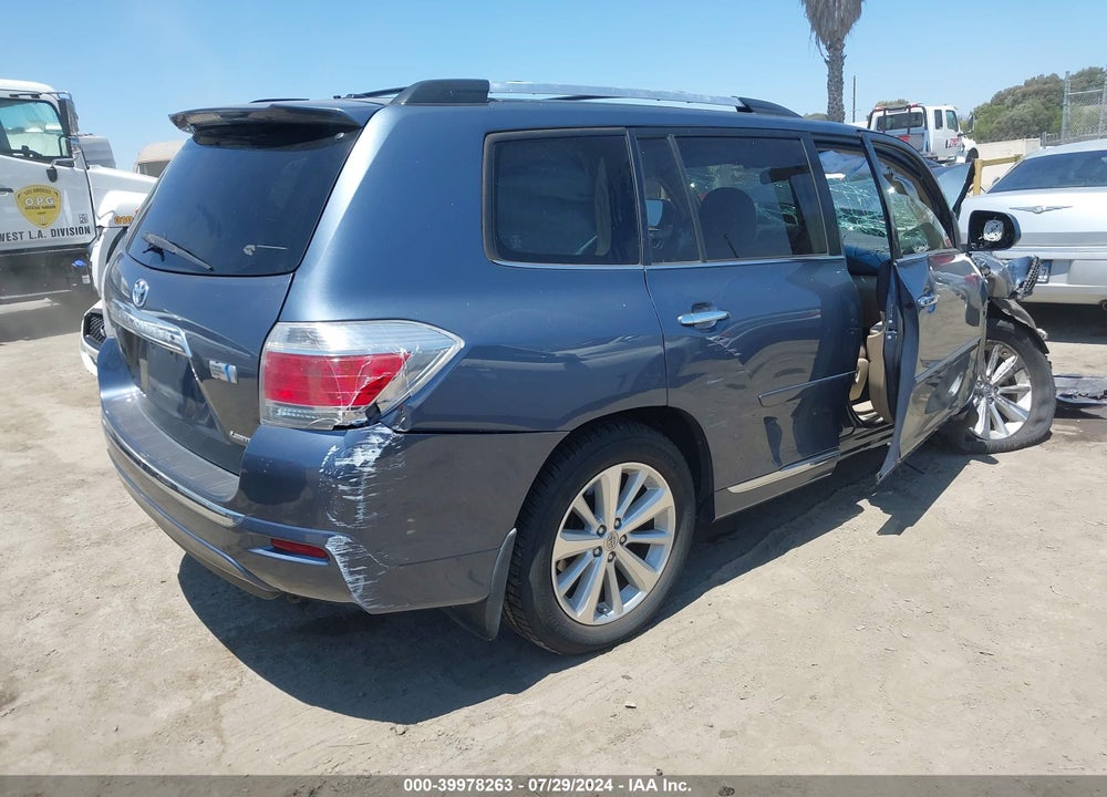 2013 TOYOTA HIGHLANDER HYBRID LIMITED V6 VIN: JTEDC3EH9D2012498